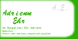 adrienn ehr business card